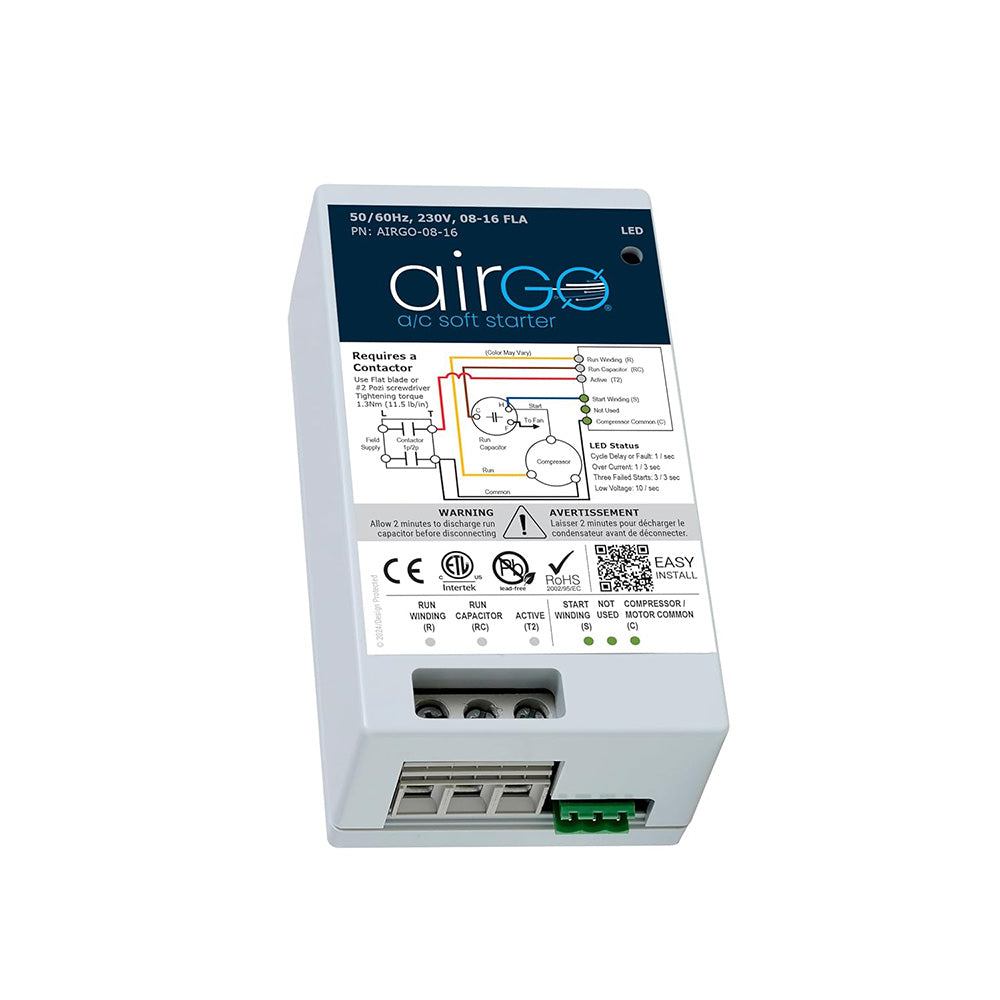AirGo 8-16A AC Soft Starter Motor Protection for Utility and/or