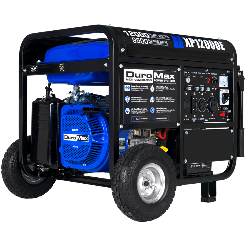 DuroMax  12,000 Watt Gasoline Portable Generator