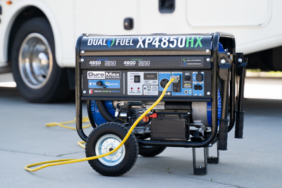DuroMax  4,850 Watt Dual Fuel Portable HX Generator w/ CO Alert
