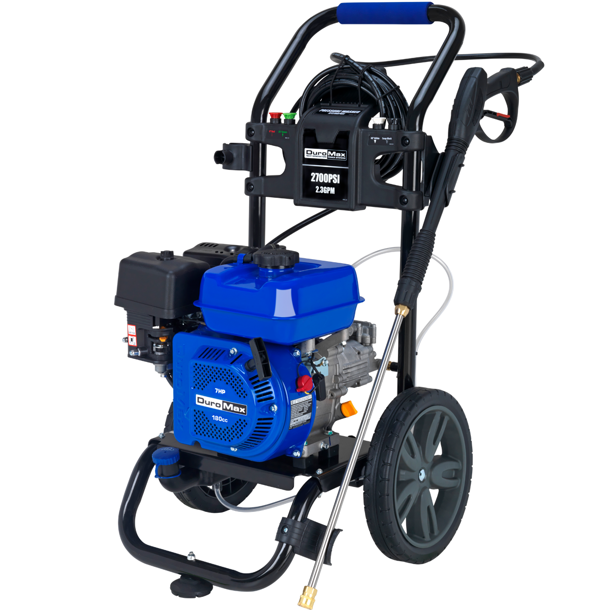 2 700 PSI 2.3 GPM 180cc Gas Engine Pressure Washer DuroMax Power