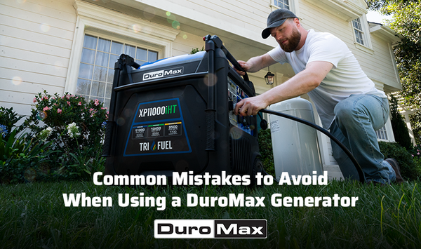 Common Mistakes to Avoid When Using a DuroMax Generator