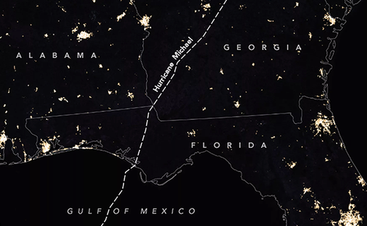 Hurricane Michael, Power and Telecommunications Slowly Restored as Florida Continues Relief Efforts