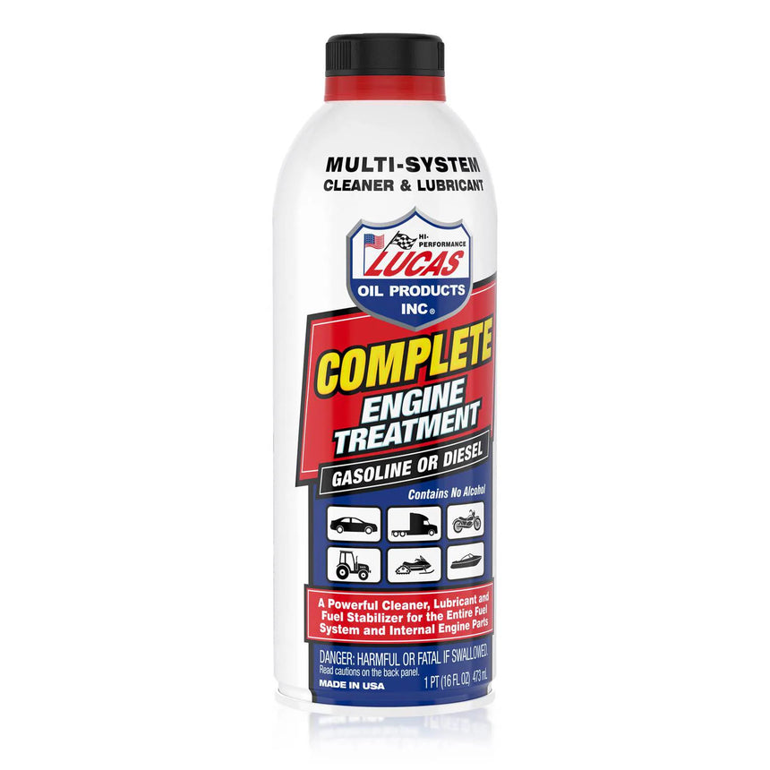 Lucas Oil 10016 Complete Engine Treatment Fuel & Oil Additive 16 oz
