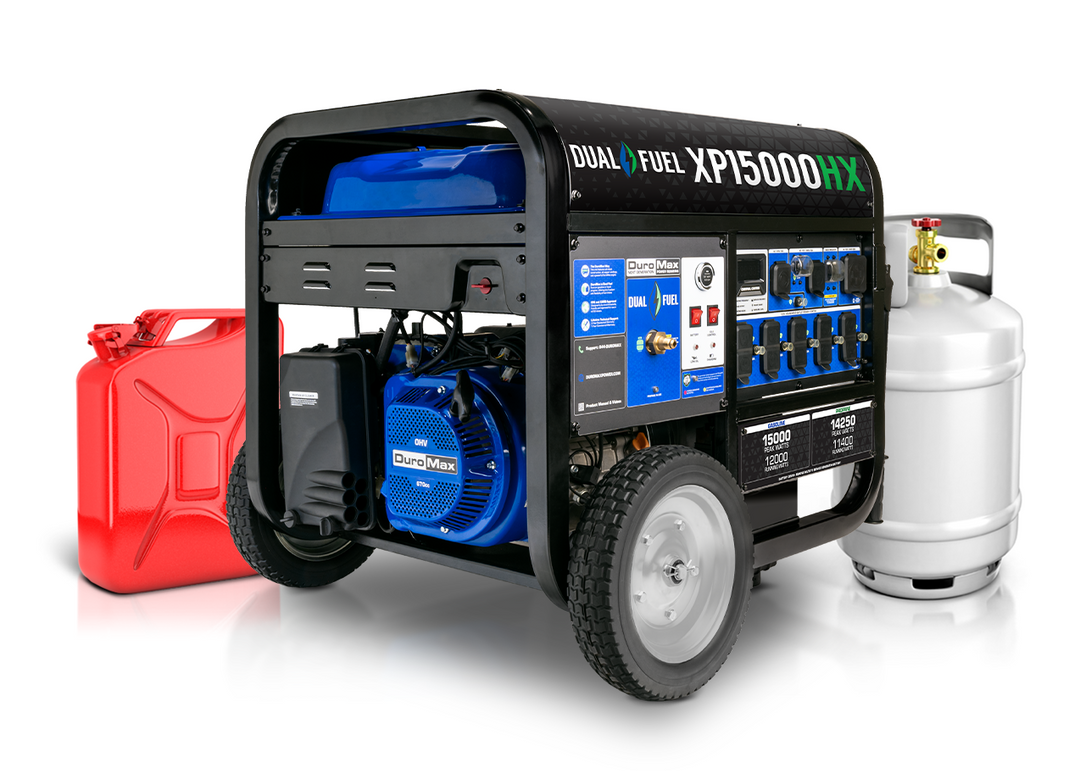 XP15000HX dual fuel gasoline and propane