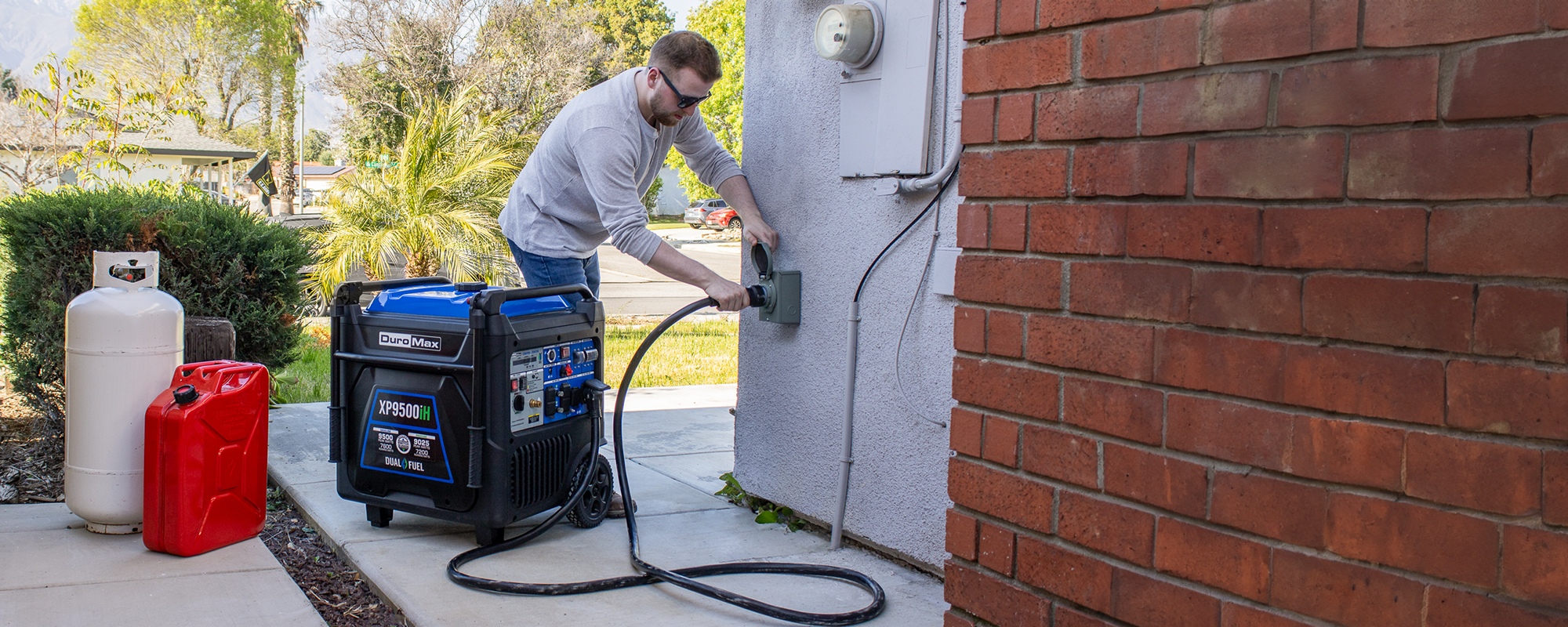 DuroMax 9,500 Watt Portable Dual Fuel Inverter Generator w/ CO