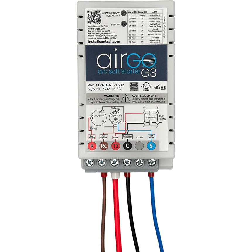 AirGo AIRGO G3 16–32A Soft Start Controller for HVAC Systems, Up to 7 Ton