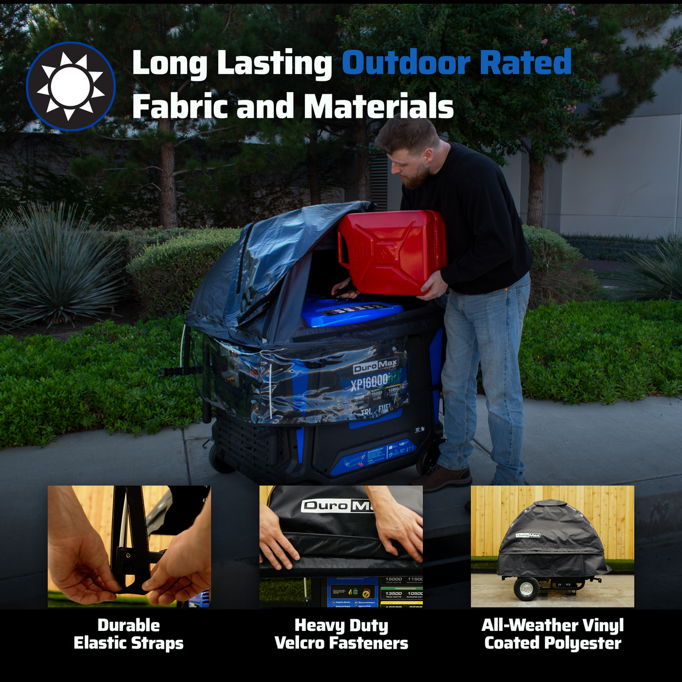 DuroMax DMX-GTV-XL XL Inverter Generator Running Cover