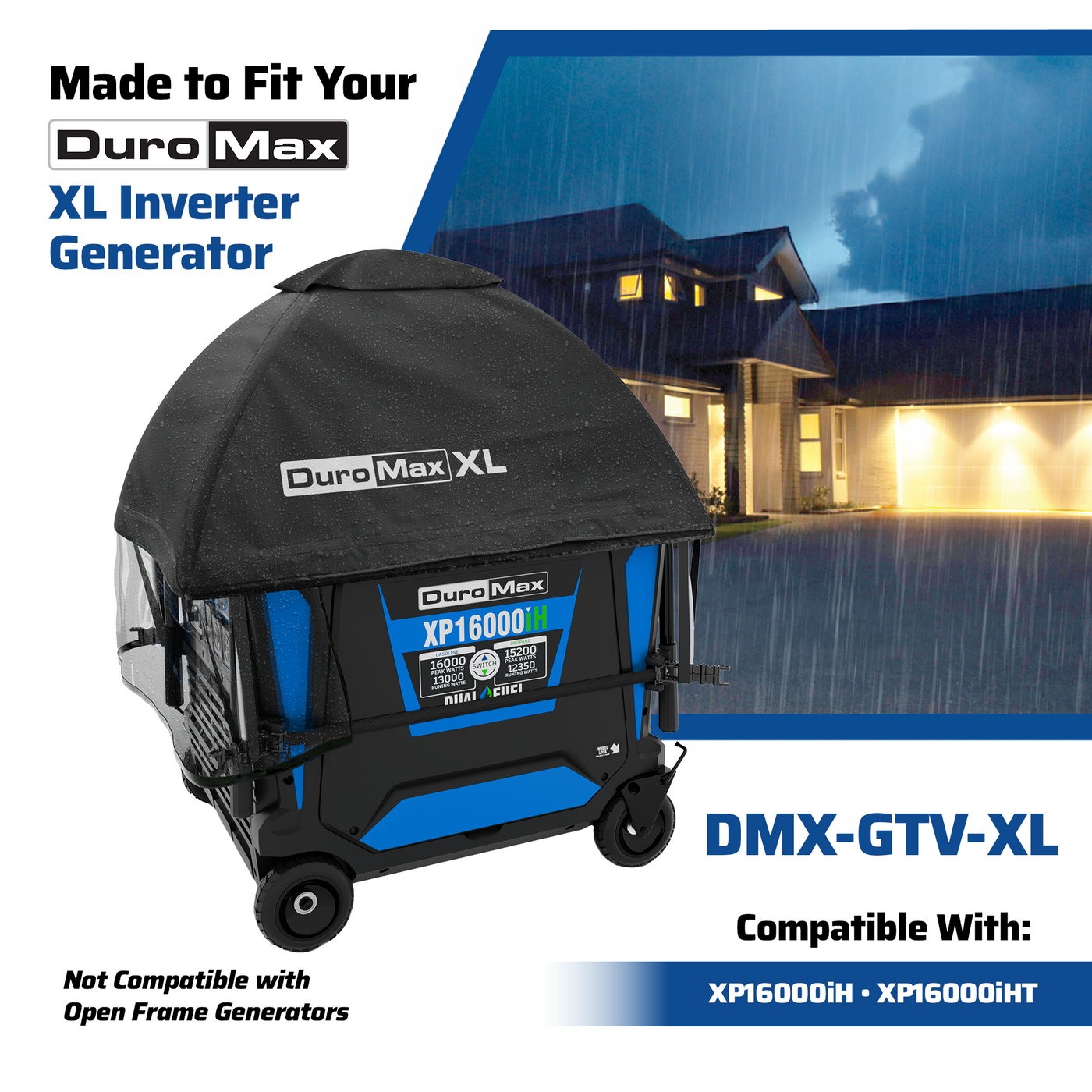 DuroMax DMX-GTV-XL XL Inverter Generator Running Cover