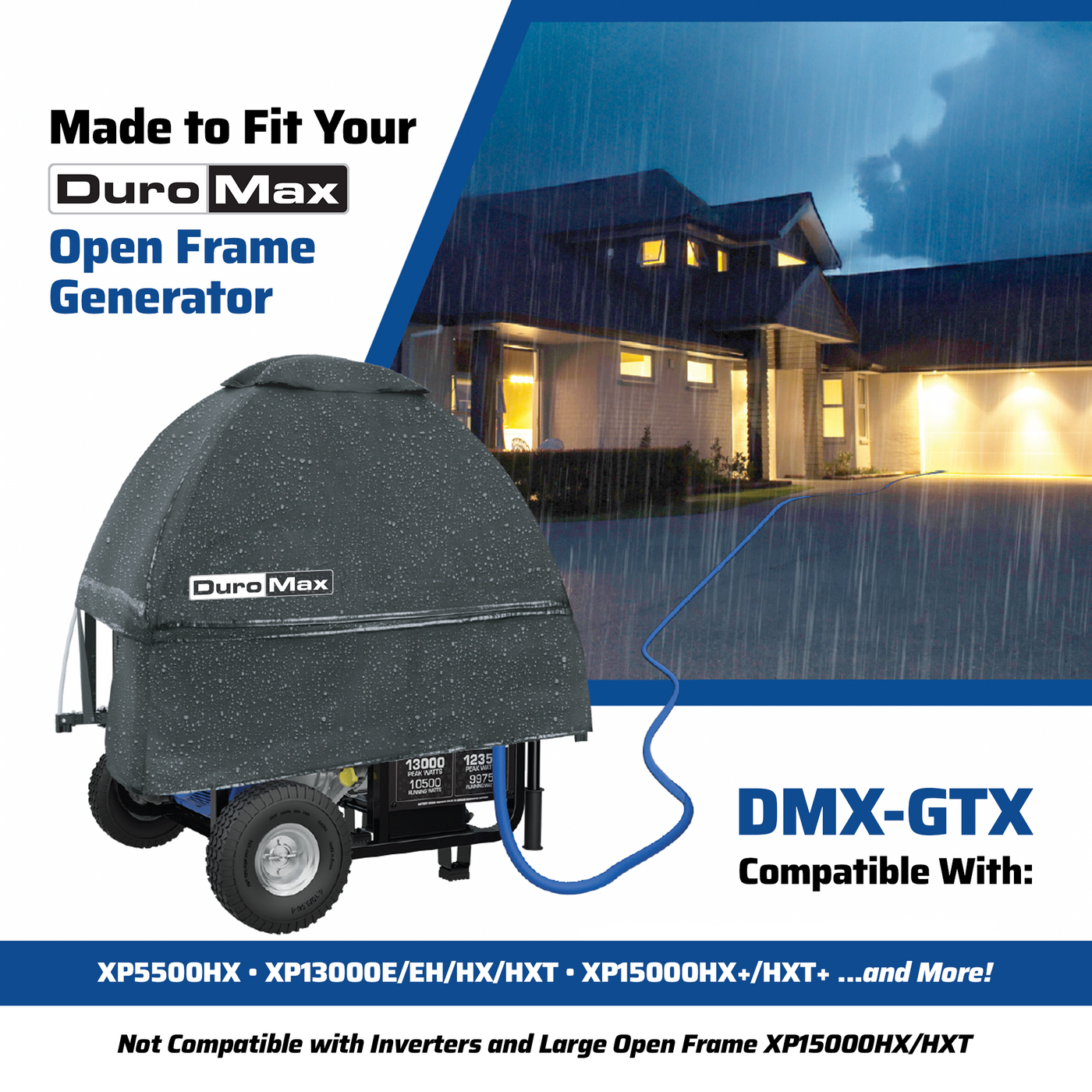 DuroMax DMX-GTX Portable Generator Running Cover
