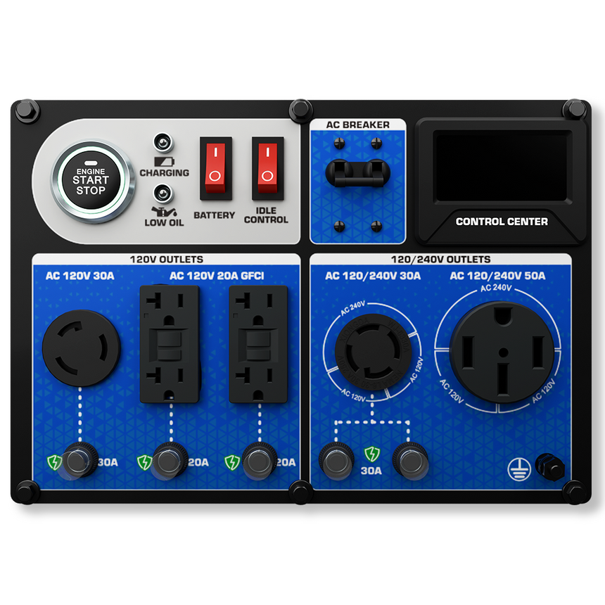 DuroMax DuroMax Replacement Generator Control Panel Subassembly - DMXP-13HXT-016-CPSA1