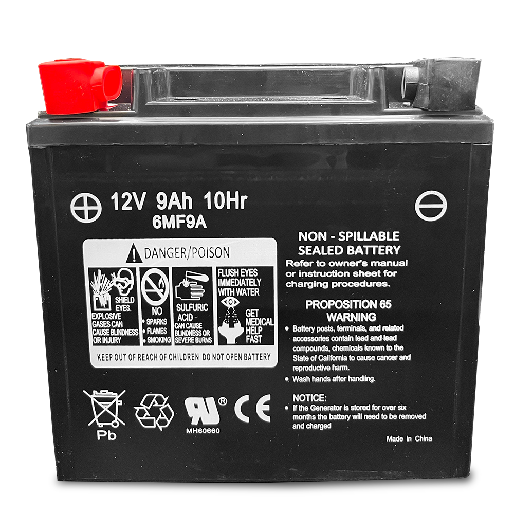 12v 9ah Generator Battery Replacement New Technology Gel Battery 12V