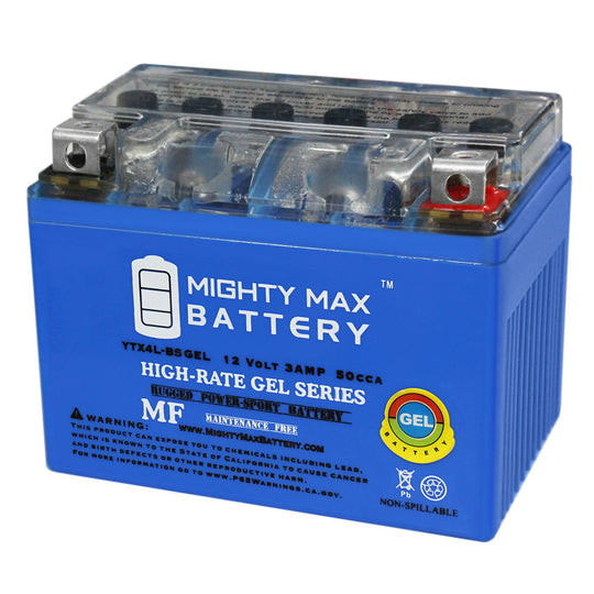 Mighty Max 12V 3 AH Rechargeable Maintenance Free SLA AGM Gel