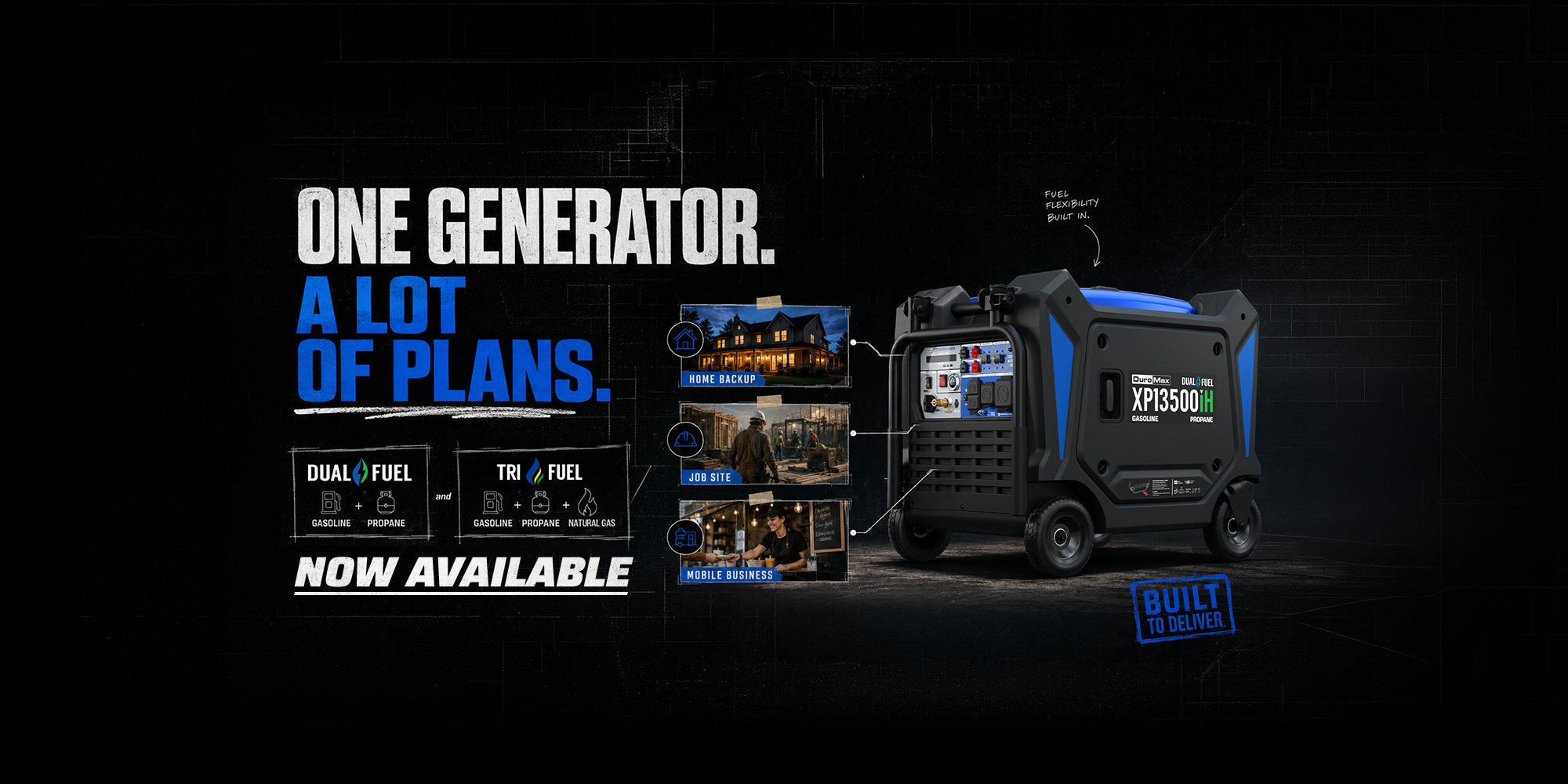 One generator for all your plans