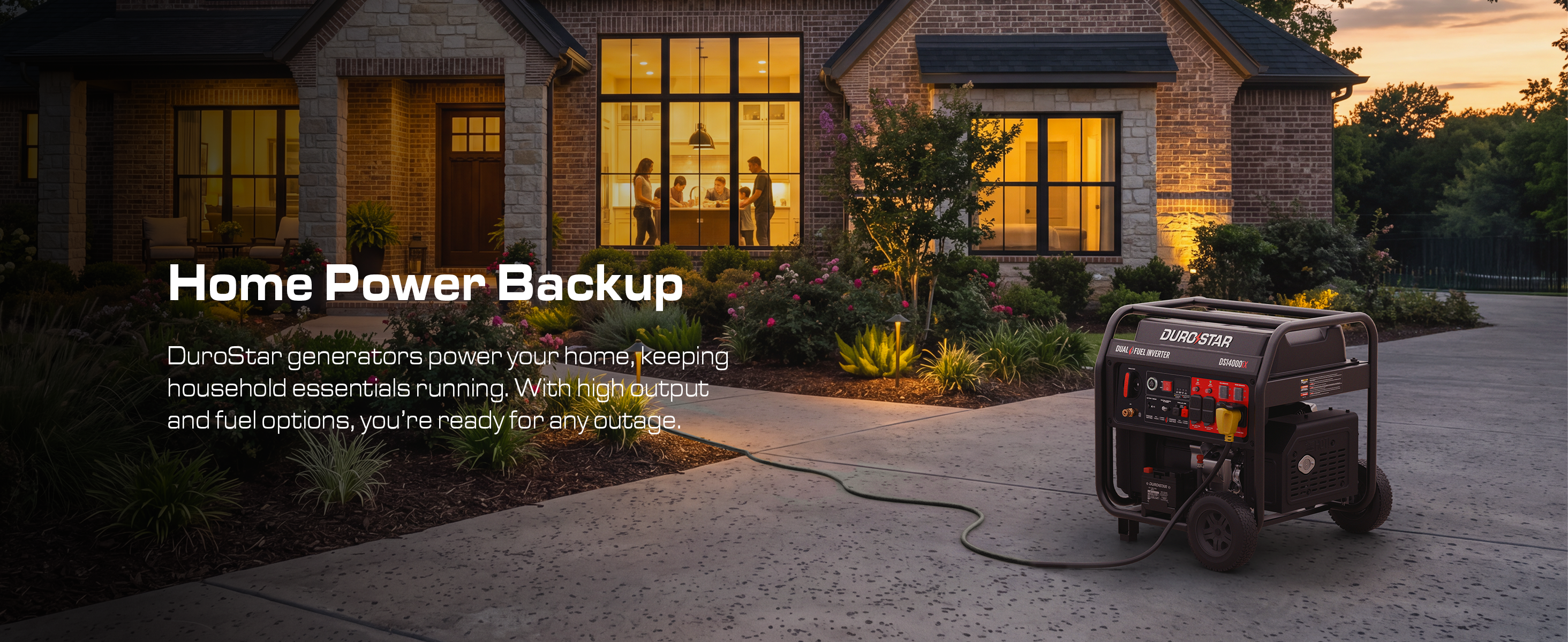 DuroStar DS14000iX home backup generator
