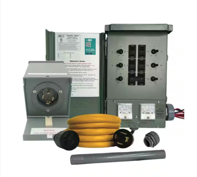 Connecticut Electric EGS67501G2KIT EmerGen G2 30 Amp 6-Circuit Transfer Switch Kit