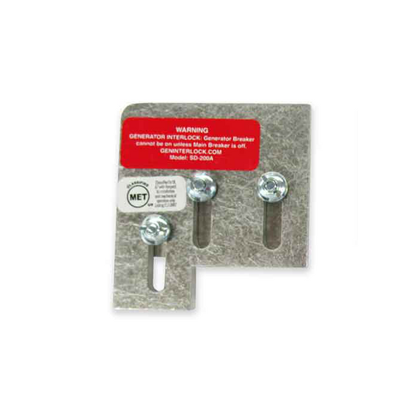 GenInterlock SD-200A Generator Interlock Kit Breaker Panel 150/200