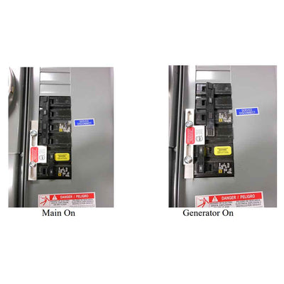 GenInterlock  GenInterlock SD-200SA Generator Interlock Kit Breaker Panel 150/200 Amp Panels Square D Meter Main Homeline