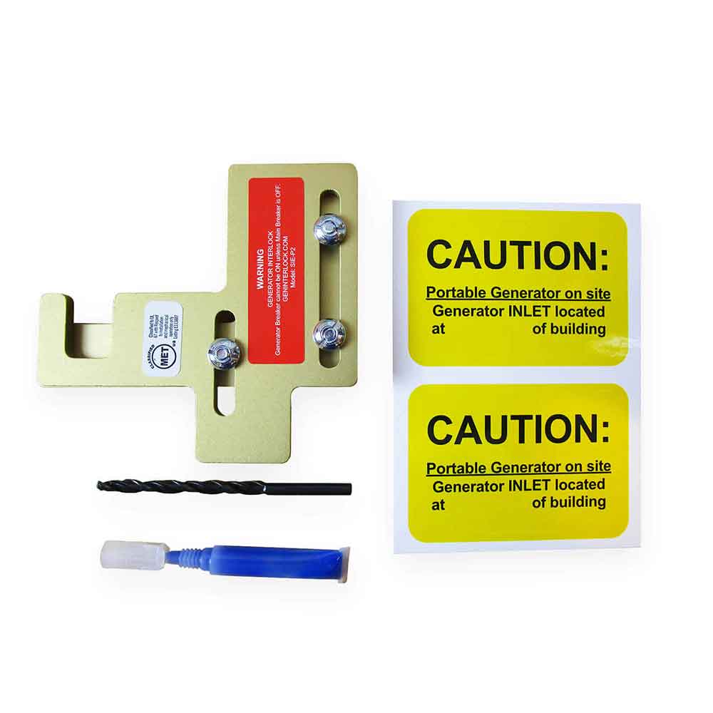 GenInterlock SIE-P2 Generator Interlock Kit Breaker Panel 150/200