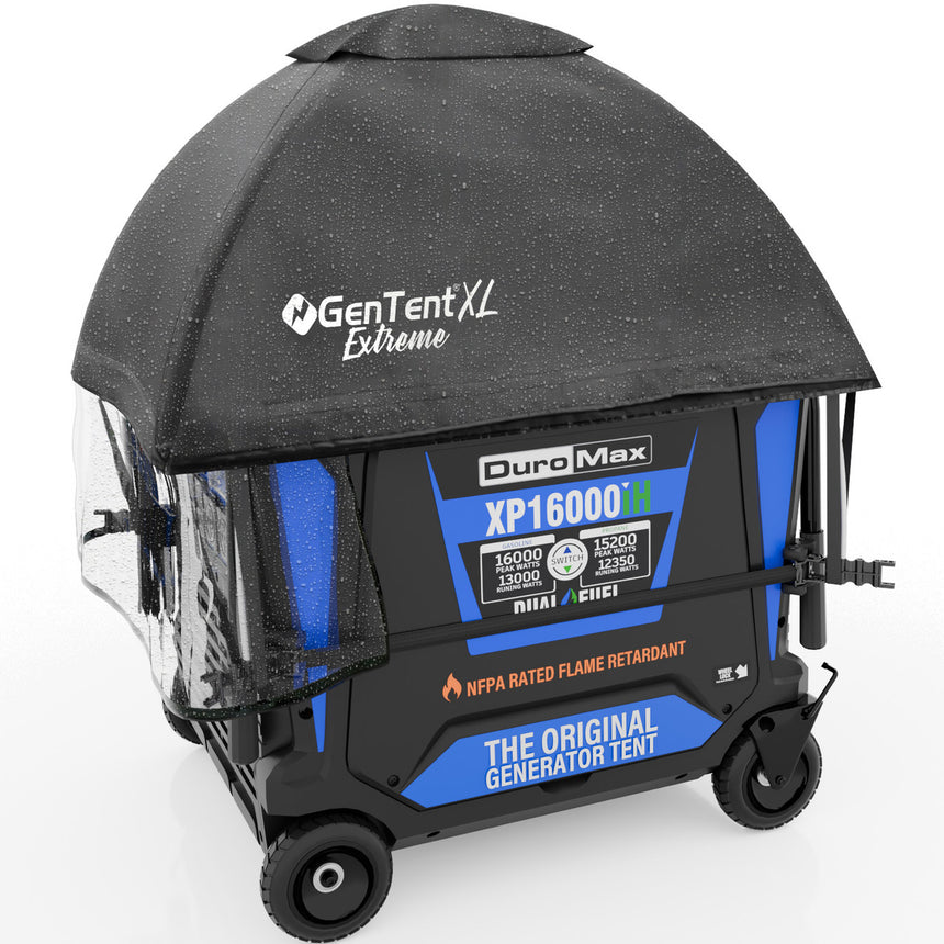 GenTent XL Extreme Inverter Kit Ultimate All-Weather Use - Black