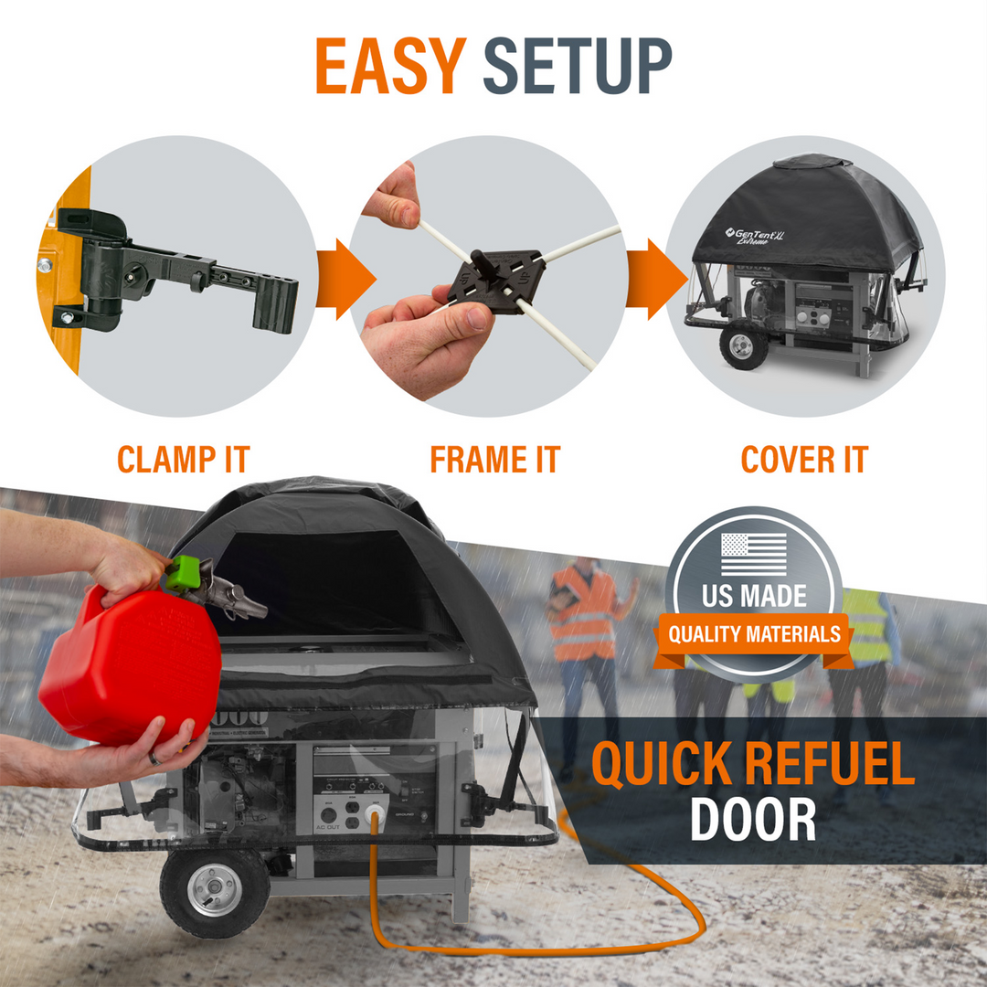 XL Extreme Black Cover Universal Kit for Open Frame Generator