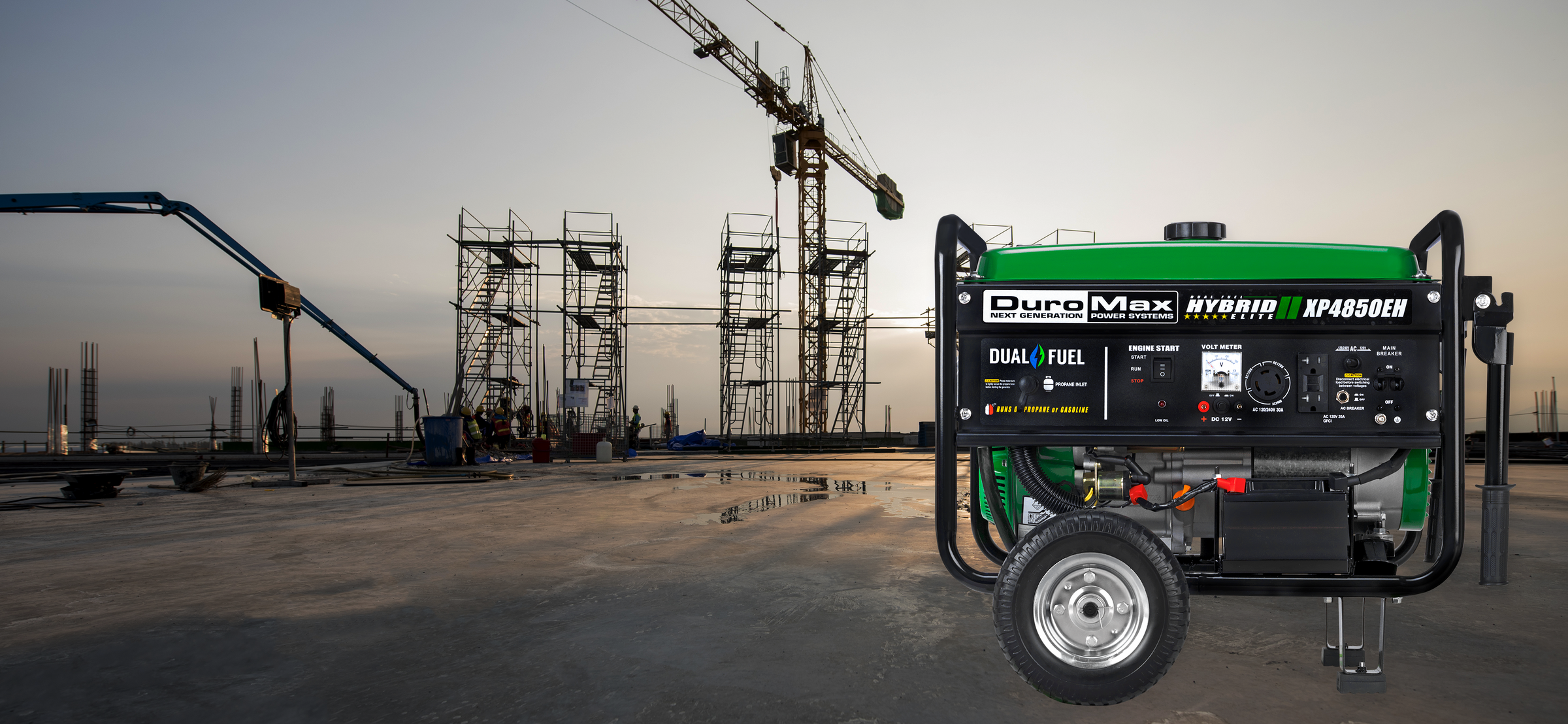 4,850 Watt Dual Fuel Portable Generator – DuroMax Power Equipment