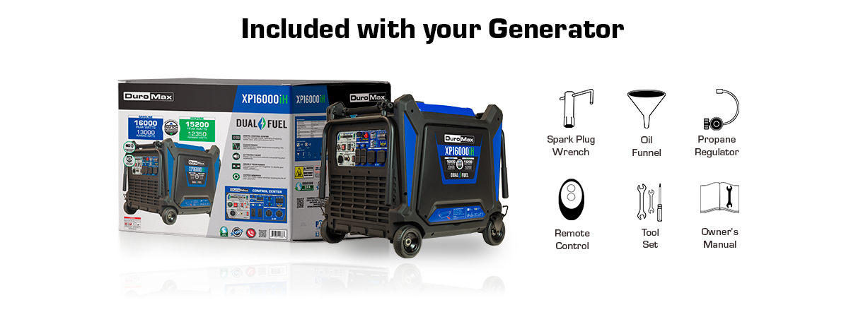 Everything included in the XP16000iH box