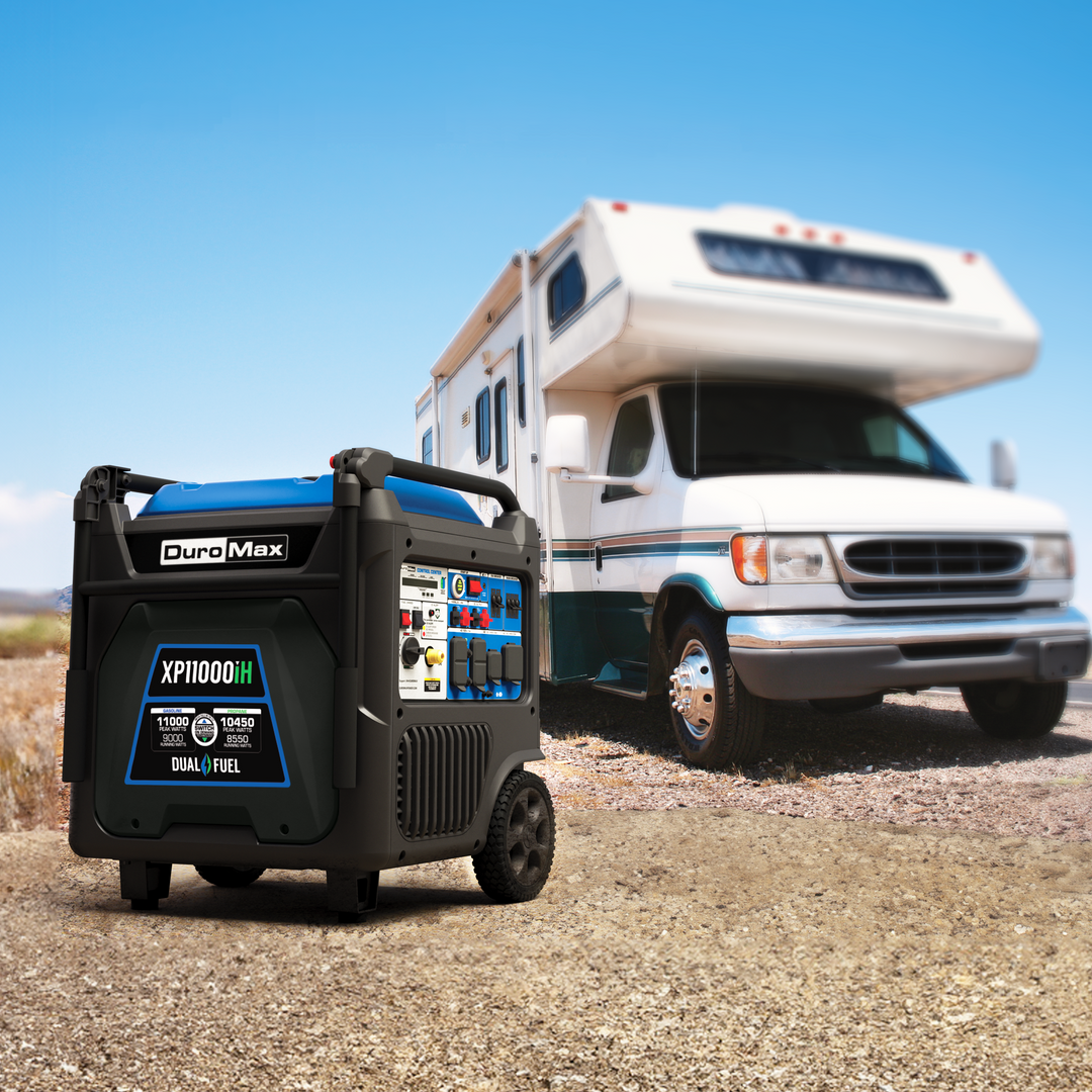 DuroMax 11,000 Watt Portable Dual Fuel Inverter Generator w/ CO