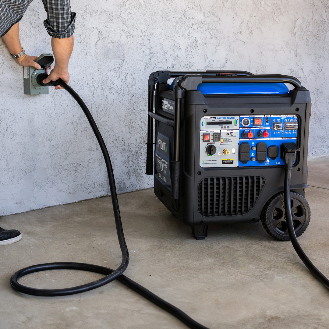 DuroMax 11,000 Watt Portable Dual Fuel Inverter Generator w/ CO