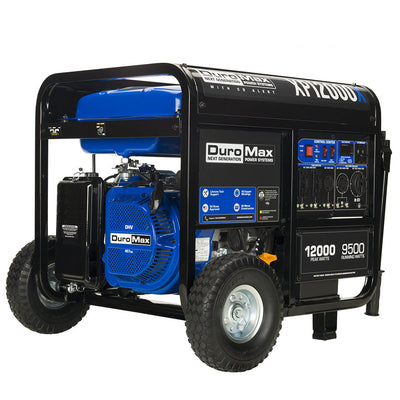 DuroMax  12,000 Watt Gasoline Portable Generator w/ CO Alert