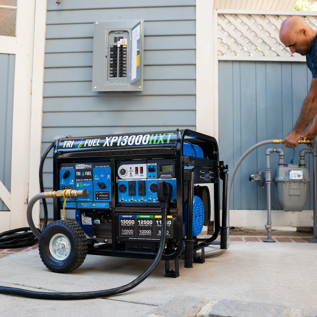 13,000 Watt Tri Fuel Portable HXT Generator w/ CO Alert