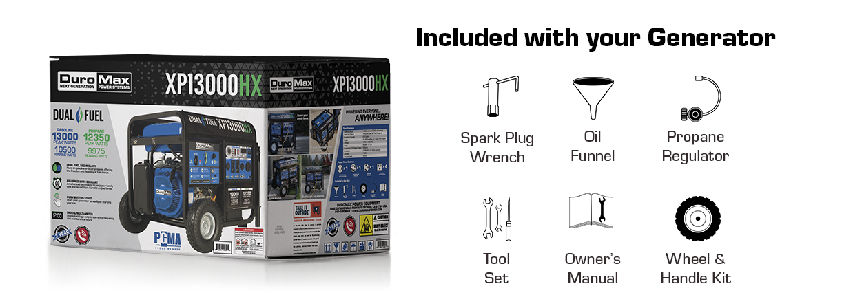 Everything included in the XP13000HX box
