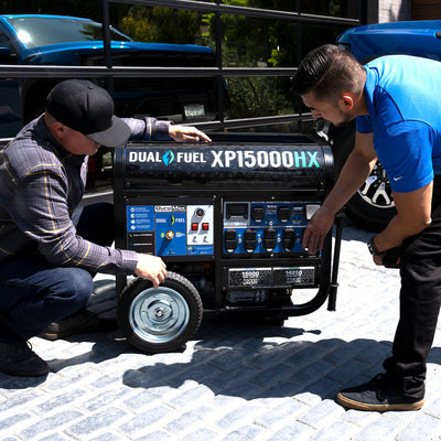 DuroMax  15,000 Watt Electric Start Dual Fuel Portable Generator