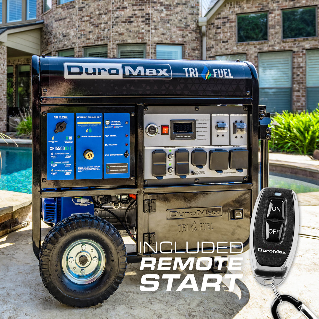 テラパワービューティ  テラMAX 15,500 Watt Tri Fuel Portable HXT Generator w/ CO Alert