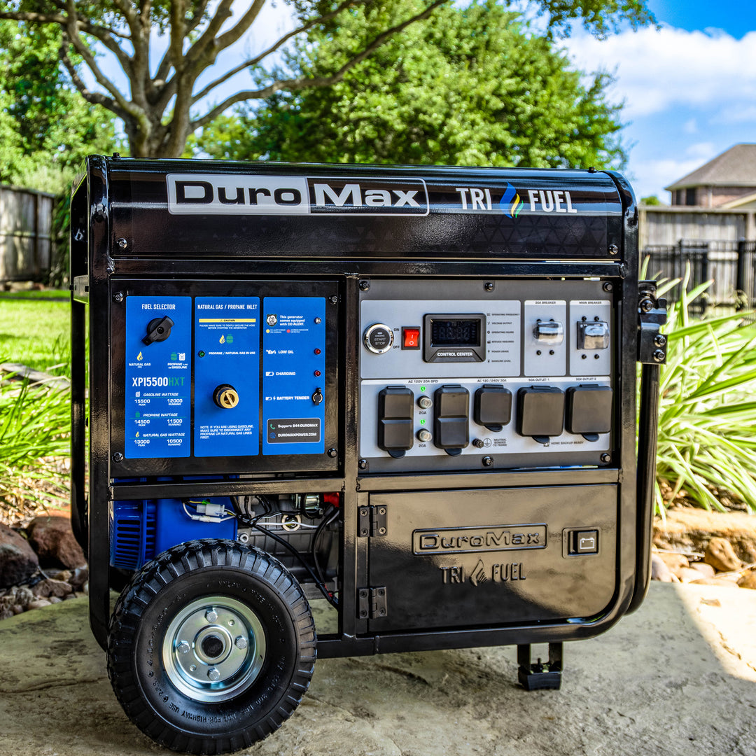 15,500 Watt Tri Fuel Portable HXT Generator w/ CO Alert
