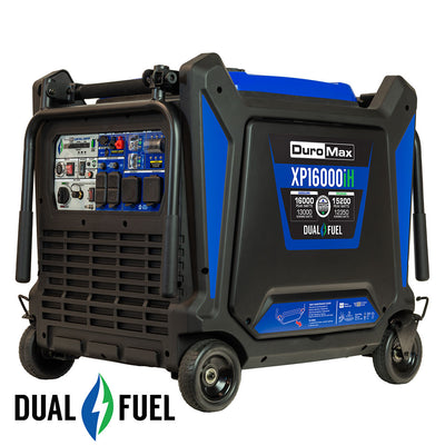 DuroMax  16,000 Watt Dual Fuel Portable Inverter Generator w/ CO Alert