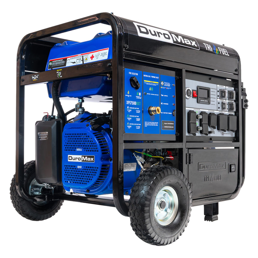 17,500 Watt Tri Fuel Portable HXT Generator w/ CO Alert