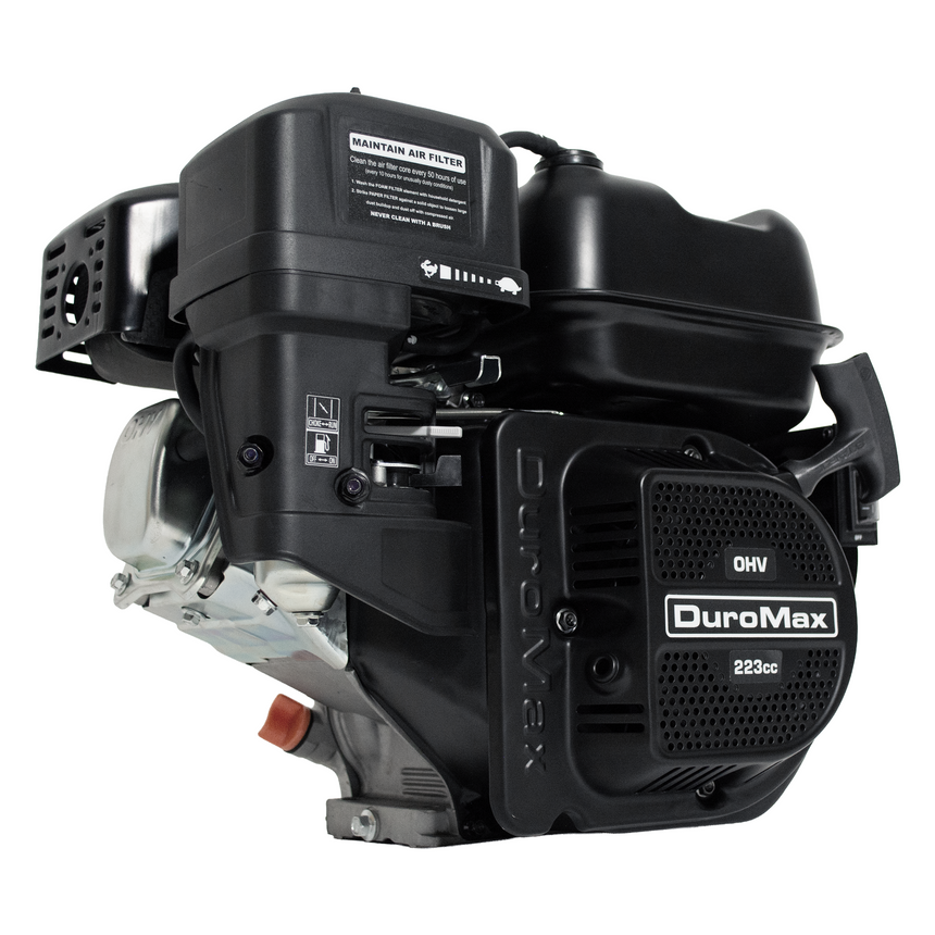 DuroMax 223cc 3/4-Inch Shaft Recoil/Electric Start Gasoline Performance Engine