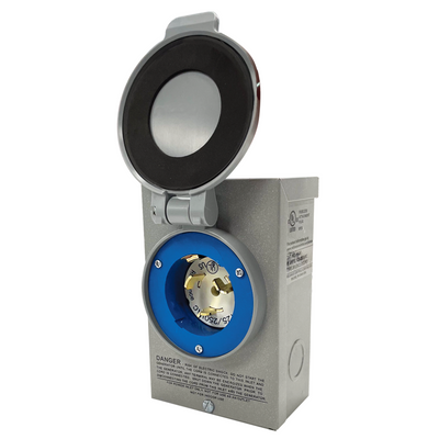 DuroMax XP50PB 50-Amp 12,500-Watt 120/240-Volt Metallic Power Inlet Box