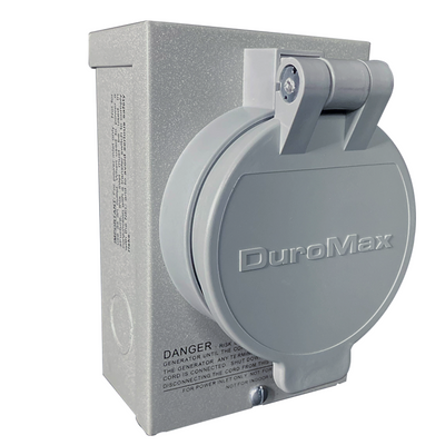 DuroMax XP50PB 50-Amp 12,500-Watt 120/240-Volt Metallic Power Inlet Box