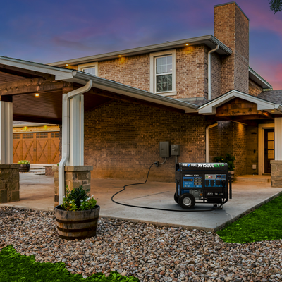 DuroMax XP50PB 50-Amp 12,500-Watt 120/240-Volt Metallic Power Inlet Box