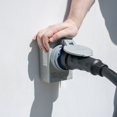 DuroMax XP50PB 50-Amp 12,500-Watt 120/240-Volt Metallic Power Inlet Box