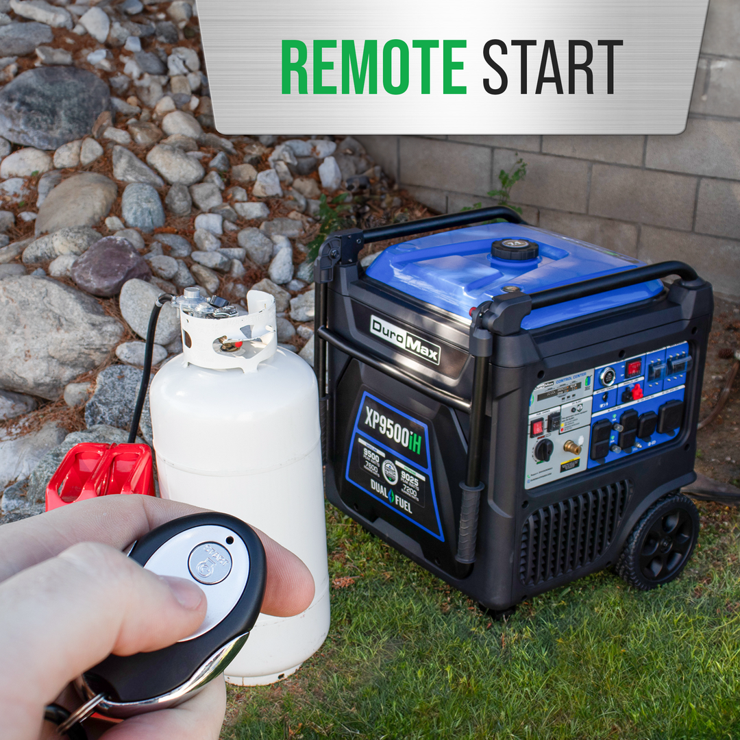 DuroMax 9,500 Watt Portable Dual Fuel Inverter Generator w/ CO