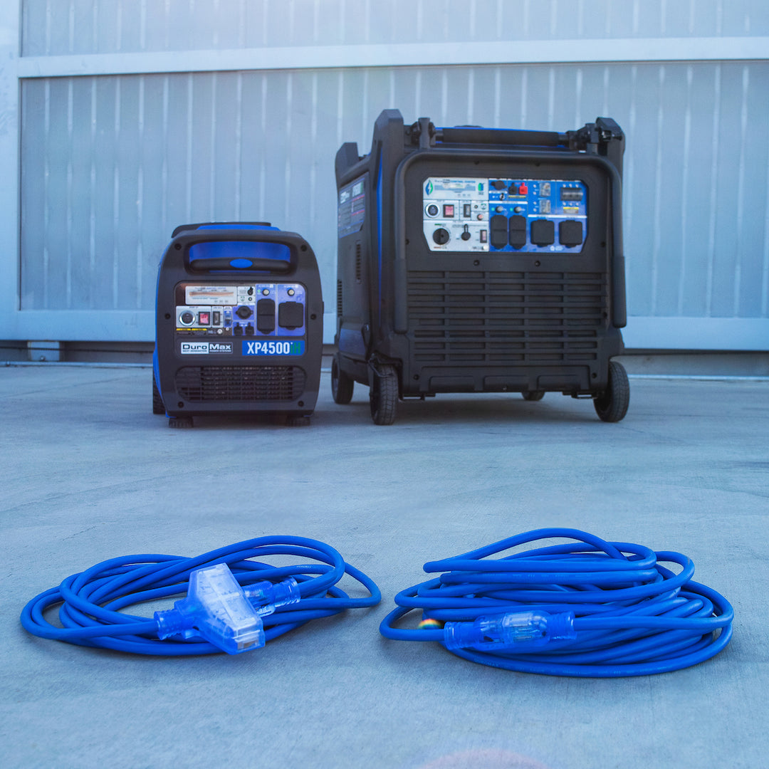 DuroMax XPX10025A Heavy Duty SJEOOW 25-Foot 10 Gauge Blue Single