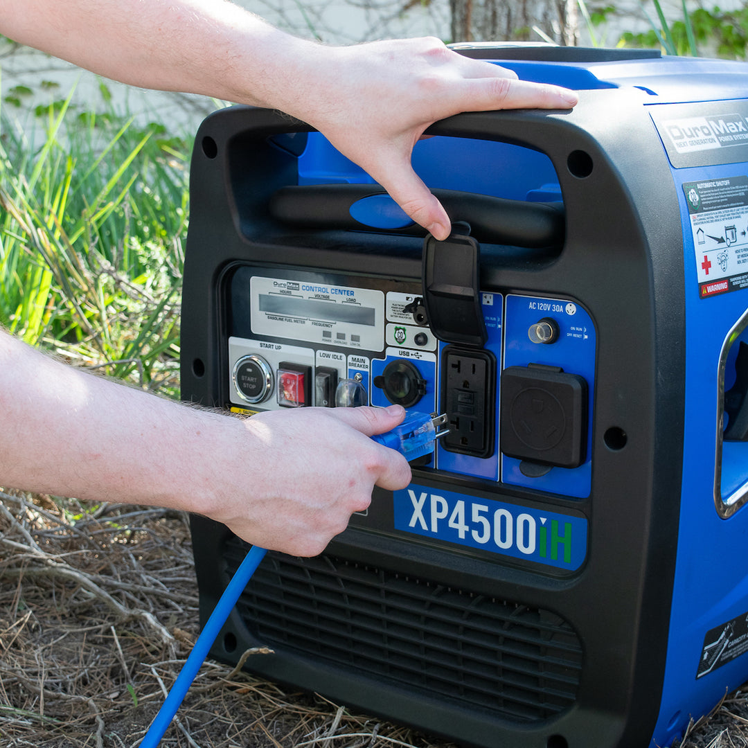 DuroMax XPX10050A Heavy Duty SJEOOW 50-Foot 10 Gauge Blue Single