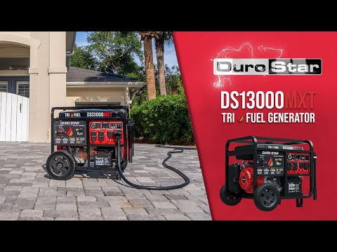 DuroStar 13,000 Watt Tri Fuel Portable Generator w/ CO Alert