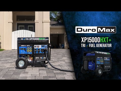 DuroMax 15,000 Watt Electric Start Tri Fuel EFI Portable Generator