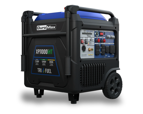 11,000 Watt Portable Tri Fuel Inverter Generator - Quiet, Low THD