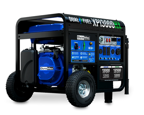 13,000 Watt Dual Fuel Portable HX Generator w/ CO Alert