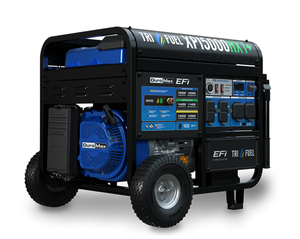 15,000 Watt Electric Start Tri Fuel EFI Portable Generator