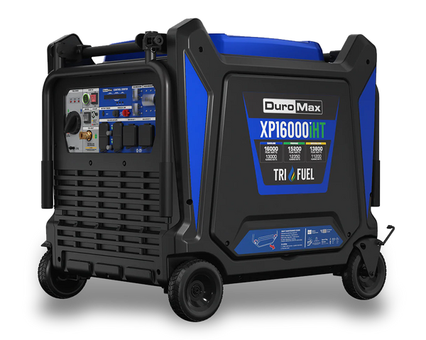 16,000 Watt Portable Tri Fuel Inverter Generator - Quiet, Low THD